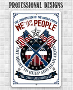 2nd Amendment - Metal Sign