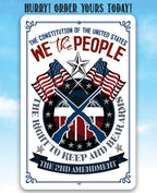 2nd Amendment - Metal Sign
