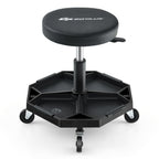 330 LBS Capacity Pneumatic Rolling Mechanic Stool with Padded Seat