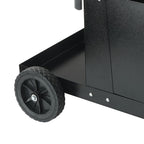 Welding Cart, 2-Tier Heavy Duty Welder Cart with Lockable Cabinet