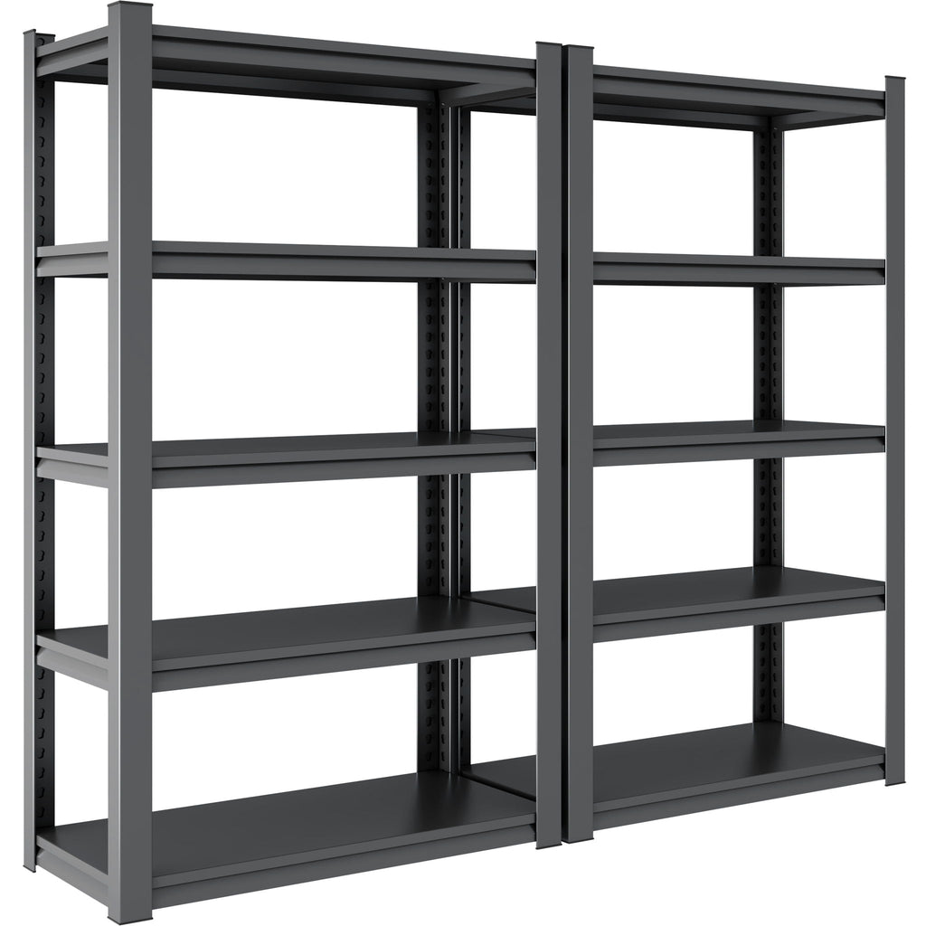 Industrial Heavy Duty Metal Garage Shelving Unit, Adjustable Storage Rack