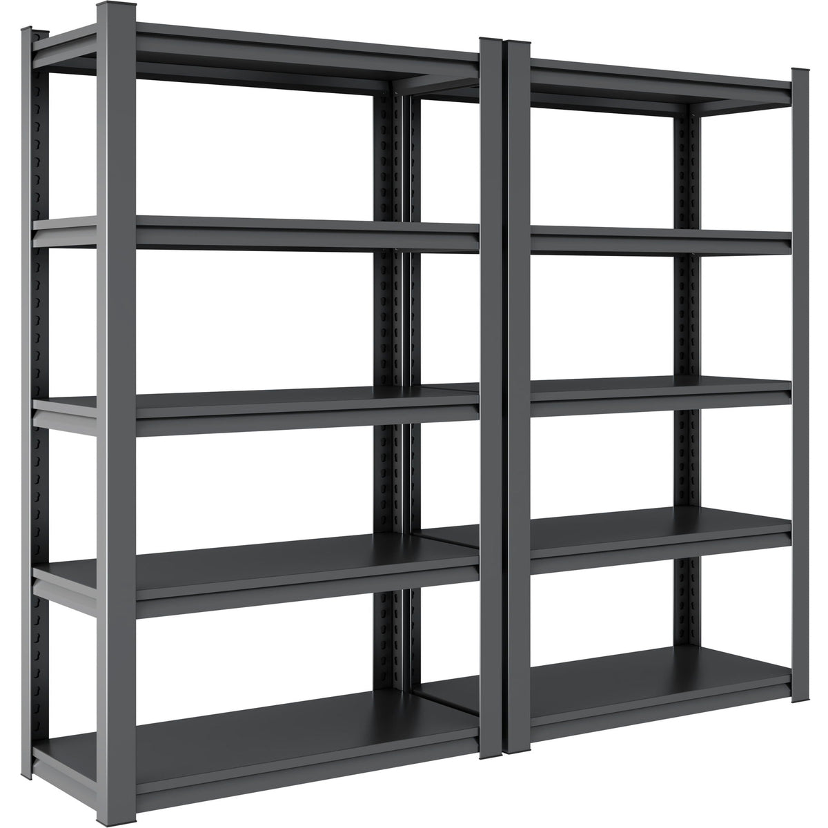 Industrial Heavy Duty Metal Garage Shelving Unit, Adjustable Storage Rack