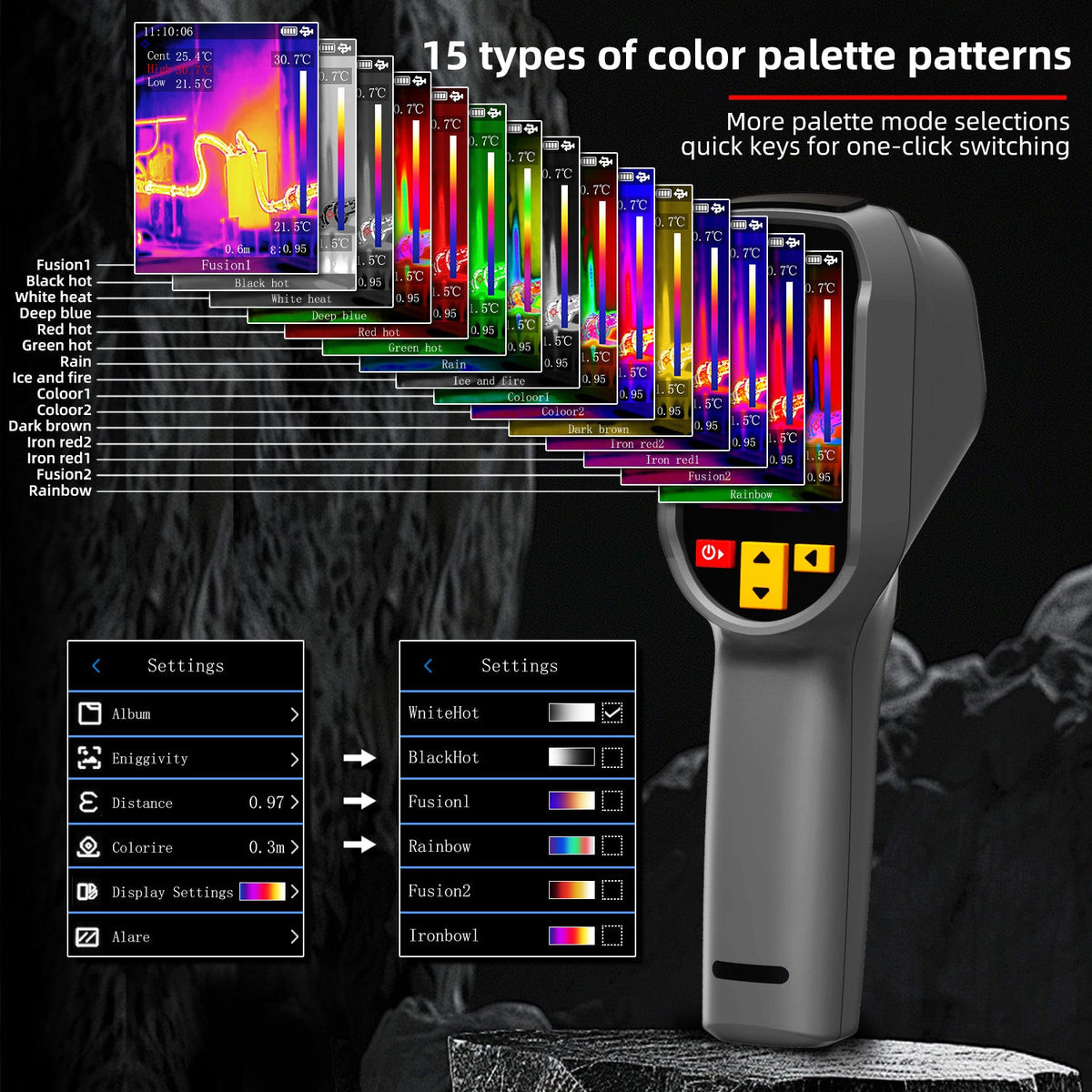 BSIDE HX2 Thermal Imaging Camera 240×320 Infrared Imager for PCB & Pipeline Detection