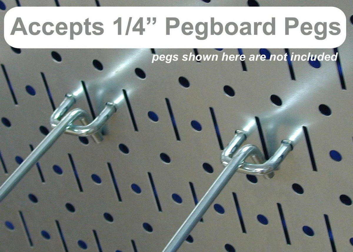 Metal Pegboard Tool Organizer Starter Kit - Metallic Pegboard with Hooks