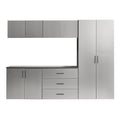 Astro Series - Garage Cabinet Set B With Soft Closing Drawers - Metallic Gray