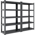 Industrial Heavy Duty Metal Garage Shelving Unit, Adjustable Storage Rack