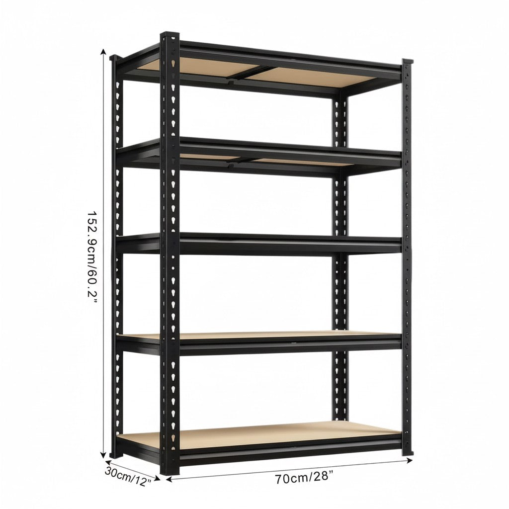 Heavy Duty Metal Garage Shelving Rack 2000lbs 4/5/6-Tier Steel Shelf 60"/72"/84"