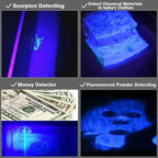 UV Flashlight 395nm Black Light | Mini UV Torch for Resin Curing and Stain Detection