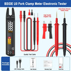 BSIDE U0 U-Type Clamp Meter 100A with T-RMS & Auto Test