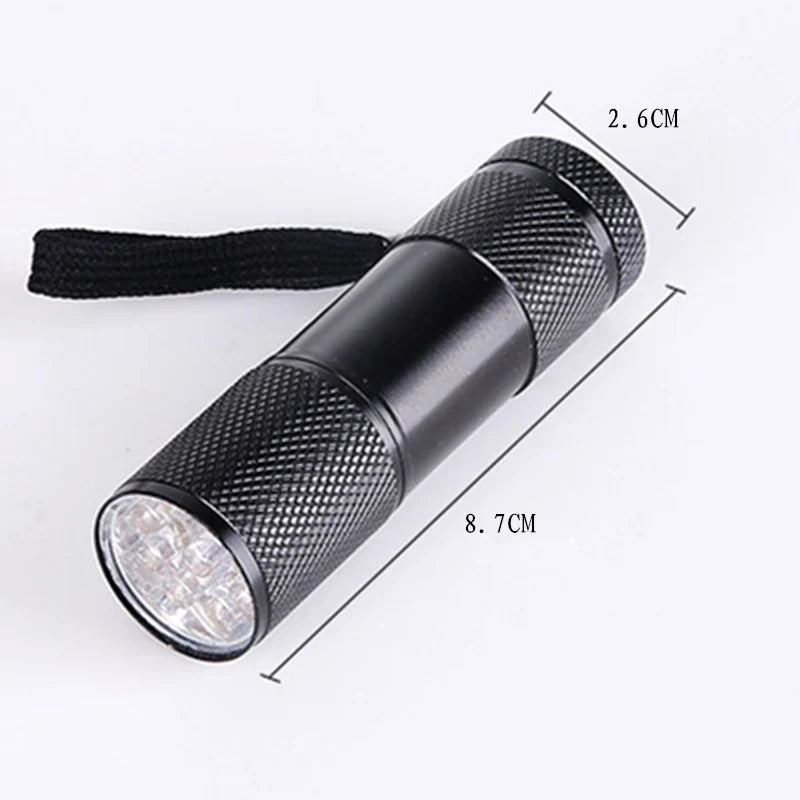 UV Flashlight 395nm Black Light | Mini UV Torch for Resin Curing and Stain Detection