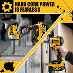 Dewalt DCF921 Cordless Electric Brushless Impact Wrench High Torque LED Light 406N.m Lightweight Professional Power Tool