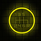 Garage Led Neon Sign, 3D Carved Gear Icon, Usb Powered, Used For Decor Of Bars, Car Service Stations, Parts Stores And Man Caves
