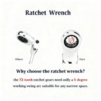 Ratchet Combination Wrench Set 6-32mm Gear Ring Ratcheting Combination Wrench Kit Metric Flexible Head with Canvas Bag Tools Set