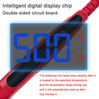 80W Soldering iron kit adjustable temperature LCD solder welding tools Ceramic heater soldering tips Tweezers soldering wire