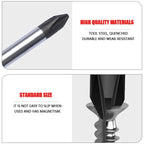 3*150-6*150mm PH0 PH1 PH2 Phillips Screwdriver | Multifunctional Magnetic Cross and Slotted Screw Driver Set
