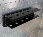 4 ft Metal Pegboard Basic Tool Organizer Kit - Metallic Toolboard & Hooks