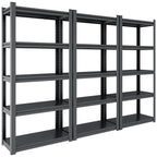 Industrial Heavy Duty Metal Garage Shelving Unit, Adjustable Storage Rack