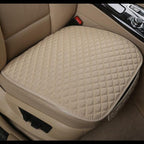 Flax Car Seat Cover Front Rear Linen Fabric Cushion Breathable Protector Mat Pad Universal Auto Interior Styling Truck  Car Seat Cushion Breathable Comfort Universal for Most Vehicles Automotive Interior Seat Protector Without Binding Pad Linen Mat Car In