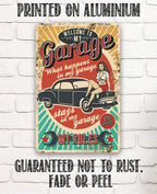 My Garage My Rules - Metal Sign