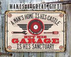 Garage Sanctuary - Metal Sign