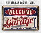 Personalized - Garage - Metal Sign